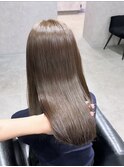 美髪ナチュラルベージュ/レイヤーカット/髪質改善トリートメント