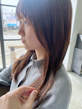 アトリエ ジジ(atelier ZiZi)の写真/顔周りの似合わせデザインと簡単スタイリングを両立◎オトナ女性の高技術カット/カラー×髪質改善サロン