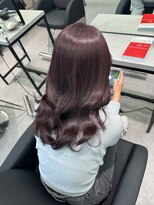 ペレ 栄 アネックス(PELE栄ANNEX) 韓国 くびれロング レイヤー ワンホンヘア 小顔前髪