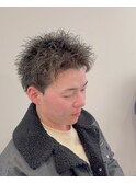 スパイキーショートスパイキーパーマ