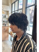 ポレポレハッピーヘアワーク POREPORE HAPPY HAIR WORK&nbsp;◎スパイラルパーマ＋マッシュウルフ◎