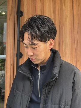 エルナ(ELNA) 爽やか！ニュアンスパーマ×センターパート