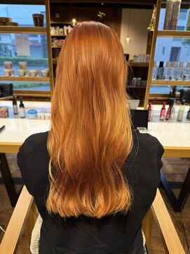 オードット ヘアデザイナーズ(O.hair designers) お洒落なオレンジブラウン！