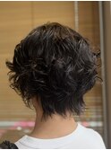 秋の大人可愛い◎くびれショートケアパーマ