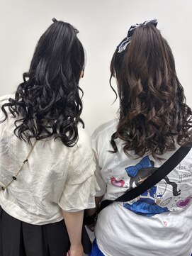 アールエーサロンモノクロ 秋葉原(RA SALON モノクロ) ハーフポニーテール