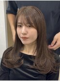 韓国レイヤー/ワンカールレイヤー/顔まわり/シースルーバング
