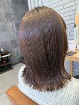 ソレイユ(soleil.)&nbsp;切りっぱなしボブ×グレージュ