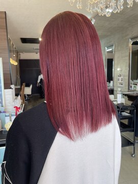 ヘアメイク アージュ 新宮店(HAIR MAKE age) ワインレッド