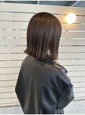 黒髪外はねボブ