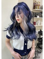 ラ キング(LA KING) 着物ヘア/大人ガーリー/ダークアッシュ/似合わせカット/栄