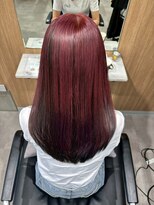 リンクス 久喜(LINKTH) アンブレラカラー/チェリーレッド/ブリーチ/生コラ