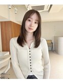 大人ガーリー/似合わせカット/ミディアムレイヤーカット武蔵小杉