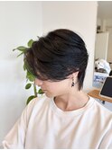 毛流れセンターパート