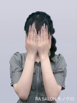 アールエーサロンモノクロ 秋葉原(RA SALON モノクロ) 【推し活ヘアメ】あみかちゅくるみちゃんサイドポニー