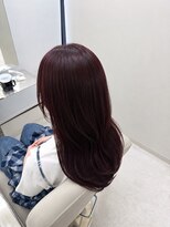 レーヌ(REINE) ブリーチなしワンカラーでワインレッド