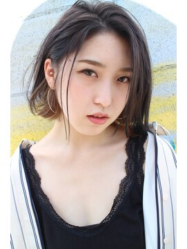 ジャコ ヘアー(jako HAIR) 【jako】インナーカラーベージュ切りっぱなしボブ＃１