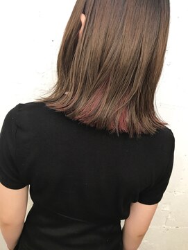 ヒート バイ アンカットラウンジ 渋谷(HEAT by UNCUT&LOUNGE) お客様スタイル インナーカラー 【HEAT by UNCUT&LOUNGE 渋谷】