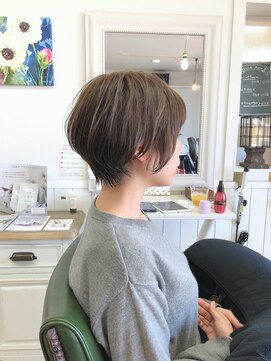 マノンヘアーデザイン(manon hair design..) ショートボブのふんわりパーマ☆トリートメントで持ちアップ◎