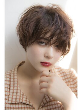 ミエル ヘア 新宿(miel hair) 抜け感マッシュショート【新宿】