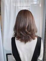 モールヘア 西中島店(MOOL hair)&nbsp;ハイライト×グレージュ/ロブヘア/ボブレイヤー