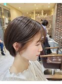 ショートボブ×フェイスフレーミング