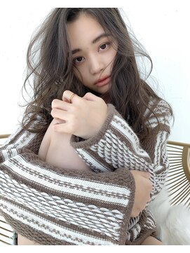 ルーヴェ(LOWE) 【なつみ】ナチュラルウェーブの秋冬オススメモカブラウン