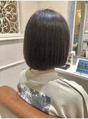 [FRAME 天王寺北口店] 艶カラー透け感グレージュ