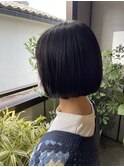 ぱっっとミニボブ×ブラック