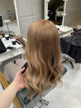 エイト プラット 渋谷2号店(EIGHT plat) ワンブリーチ　ミルクティー