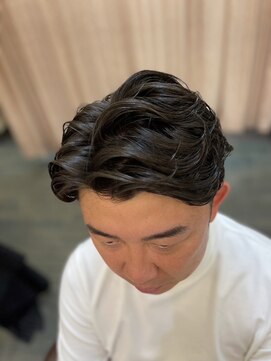 銀座マツナガ 神田店 王道ツーブロック時短セットナチュラルニュアンスパーマ