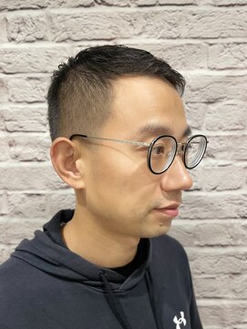 グレイスフル バーバープラチナム 六本木店(Graceful Barber platinum) 刈り上げ/ベリーショート/ソフモヒ/フェード/短髪/黒髪