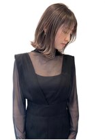 ジルブラン(JIL BLAN) ハイライトバレイヤージュダブルカラーショートカット30代40代