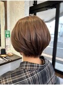 丸みショートボブ