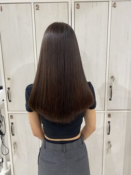 ネイロ 錦糸町(NeiRo) うる艶酸性ストレート縮毛矯正ストレートヘアロングヘア