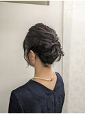 結婚式参列ヘアセット