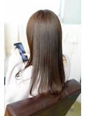 エアリーカールセミディ結べるボブ艶感ヘア酸性ストレート