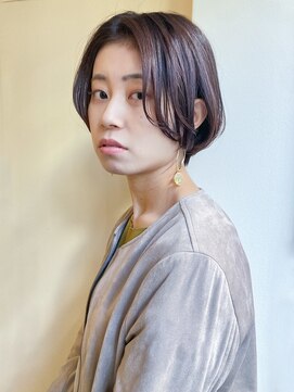 トロープバイロロン(TROPE by LORONG) ボブ ハンサムショート ココアベージュ