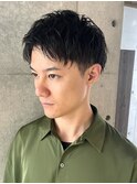 メンズカット 短髪 ソフトツイスト ツーブロック 刈り上げ