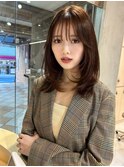 韓国ハッシュカット　レイヤー　顔周り　前髪　haruhi
