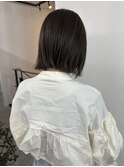 切りっぱなしボブ
