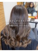 白髪ぼかしハイライトリピーター様！