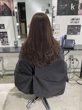 キング 高槻(K!ng) 縮毛矯正髪質改善ハイライトレイヤーカット高槻美容室エクステ