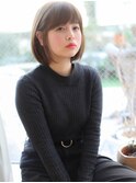 似合わせカットメルティカラーフェミニンウェーブミディアムボブ