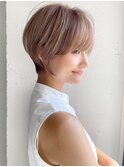 結べるボブイメチェン艶感こなれヘア薄めバング#302f0406