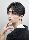 ニュアンスシースルーセンターパート　ダウンパーマ