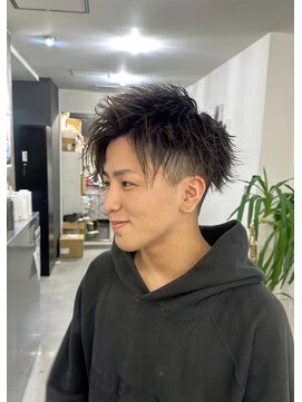 メンズサロン キング 枚方店(Men’s salon K!ng) 波巻きツイストスパイラルパーマ/フェザーパーマ/眉毛/メンズ