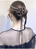 【Lilly渋谷】#ヘアセット#ヘアアレンジ#編み込み#カチモリ
