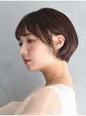ショートボブ[溝の口/髪質改善/縮毛矯正/白髪ぼかし]