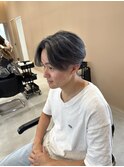 センターパート/バレイヤージュ/ハイトーン/グレージュカラー