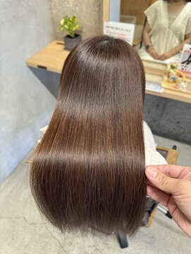 リタ 枚方(Rita) ダメージ補修◎髪質改善縮毛矯正ロング秋色